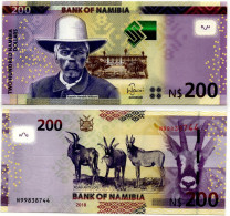 Namibia 200 Dollars 2018 P-15 UNC - Namibië