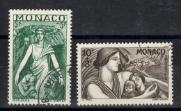 Monaco - YV 223 & 224 Oblitérés , Cote 22 Euros - Gebraucht