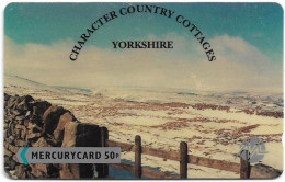 UK (Mercury) - Country Cottages - Winter - 20MERA - MER075 - 4.202ex, Used - Mercury Communications & Paytelco