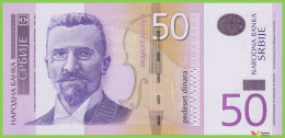 Voyo SERBIA 50 Dinara 2005(2006) P40a B408a AF UNC - Servië