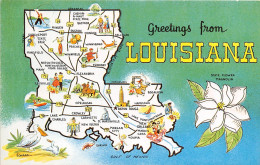 AMERIQUE ETATS UNIS LOUISIANA Pelican State Capital BATON ROUGE 16(scan Recto-verso) MA425 - New Orleans