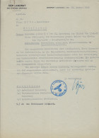 Luxembourg - Luxemburg -  1943  DER LANDRAT DES KREISES DIEKIRCH - AN DIE FIRMA PIT SCHWEITZER , ETTELBRUCK - Luxemburg