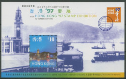 Hongkong 1997 Int. Briefmarkenausstellung Block 48 Postfrisch (C29311) - Blocks & Kleinbögen