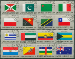UNO New York 1984 Flaggen Der Mitgliedsstaaten 448/63 Gestempelt - Oblitérés