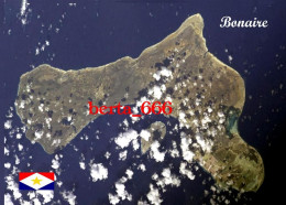 Bonaire Satellite View New Postcard - Bonaire