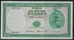 TIMOR - 1000 ESCUDOS DE 1968 - Timor