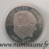 FRANCE - MÉDAILLE - PRÉSIDENT JACQUES CHIRAC - 1995 - 2007 - BE - Autres & Non Classés