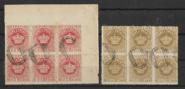 St. Thomas & Prince São Tomé Et Principe Portugal 1870 Crown Stamps Spiro 1880 Forgeries Fakes Faux Couronne 1870 - St. Thomas & Prince