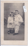 ROMILLY-SUR-SEINE- CARTE-PHOTO- DEUX ADORABLES FILLETTES-CHEZ LE PHOTOGRAPHE BRAENDLI - Romilly-sur-Seine