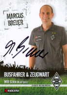 Fußball-Autogrammkarte AK Marcus Breuer VfL Borussia Mönchengladbach 08-09 Zeugwart M'Gladbach Autogramm Fußball Germany - Autografi