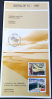 Brochure Brazil Edital 1997 15 Turismo Parnaíba PI Lençóis Maranhense MA Without Stamp - Brieven En Documenten