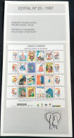 Brochure Brazil Edital 1997 25 Child And Citizenship Without Stamp - Brieven En Documenten