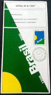 Brochure Brazil Edital 1997 08 Celebrations 5 Centenary Without Stamp - Brieven En Documenten