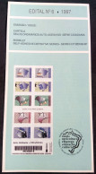 Brochure Brazil Edital 1997 06 Citizenship Series Map Without Stamp - Brieven En Documenten