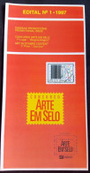 Brochure Brazil Edital 1997 01 Stamp Art Without Stamp - Lettres & Documents