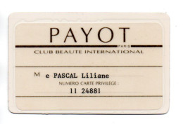 Club Beauté Carte Visite France  Card  (K 186) - Gift And Loyalty Cards