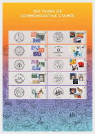 Great Britain United Kingdom 2024 100 Years Of Commemorative Stamps Limited Edition Sheetlet MNH - Nuovi