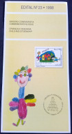 Brochure Brazil Edital 1998 23 Children And Citizenship Without Stamp - Storia Postale