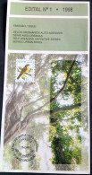 Brochure Brazil Edital 1998 01 Urban Birds Without Stamp - Lettres & Documents