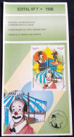 Brochure Brazil Edital 1998 07 Brazilian Circus Without Stamp - Storia Postale