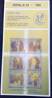 Brochure Brazil Edital 1999 23 Jesus Christ Religion Without Stamp - Storia Postale