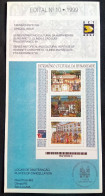 Brochure Brazil Edital 1999 10 Ouro Preto Olinda São Luis Without Stamp - Lettres & Documents