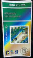 Brochure Brazil Edital 1999 03 Correios Postal Services Mailbox Without Stamp - Storia Postale