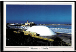 ITALIA ,cartolina Nuova "Le Saline Di Trapani" ,qualita Ottima - Trapani