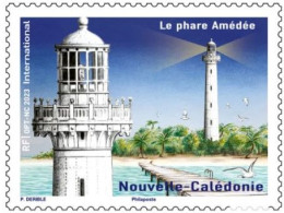 New Caledonia Nouvelle Caledonie 2023 Lighthouse Amedee Stamp MNH - Nuevos