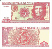 Cuba 3 Pesos 2004. UNC - Cuba