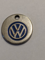 Jeton De Caddie Métal " VW Volkswagen " Détail Voir Photos - Einkaufswagen-Chips (EKW)