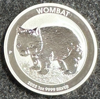 Australia 1 Dollar 2022  "Wombat" (Silver) - Dollar