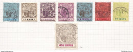 1904-07 MAURITIUS, SG N° 164/175 Set Of 8 USED - Sonstige & Ohne Zuordnung