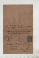 Hôtel Du Pont De Manne Arnaud Carte Lettre 1918 Mathieu Institutrice Chabrillan Par Crest - Publicités