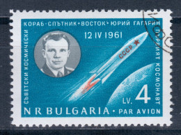Bulgaria 1961 Mi# 1231 Used - First Manned Space Flight / Yuri Gagarin And Vostok 1 - Used Stamps