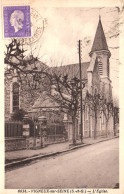 VIGNEUX SUR SEINE, ESSONNE, CHURCH, ARCHITECTURE, FRANCE, POSTCARD - Vigneux Sur Seine