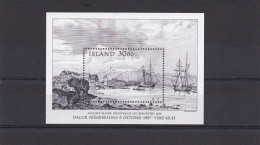 Islande 1987, Cat. Yvert N° BF 8 Gravure De Slania - Blocks & Sheetlets