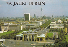 Berlin - Porte De Brandebourg Avec Vue Sur Berlin Est - Brandenburger Deur