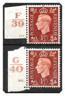 KGVI 1941-42 Def. 1.1/2d Pale Red-Brown Controls SG487 Mounted Mint Hrd2a - Ongebruikt