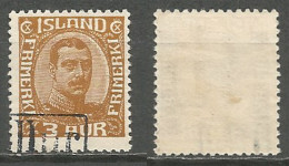 Iceland 1920 , Used Stamp Michel # 84  - Used Stamps