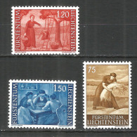 LIECHTENSTEIN 1957 Mint Stamps MNH(**) Set - Neufs