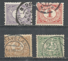 Netherlands 1899 Year, Used Stamps Set Mi.# 49-52 - Usados