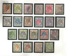 Netherlands 1899- 1921 Years, Used Stamps , Set, Mi.# 53-62 , 67-68, 77-80 - Used Stamps