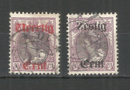 Netherlands 1919 Year, Used Stamps Mi.# 95-96 - Usati