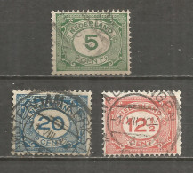 Netherlands 1921 Year, Used Stamps Mi.# 107-09 - Usados