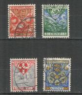 Netherlands 1926 Year, Mint/used Stamps ,Mi 192-95 - Usados