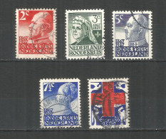 Netherlands 1927 Year, Used Stamps Mi.# 196-200 - Usados