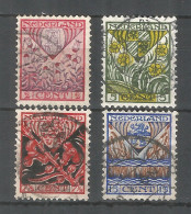 Netherlands 1927 Year, Used Stamps Mi.# 201-204 - Gebraucht