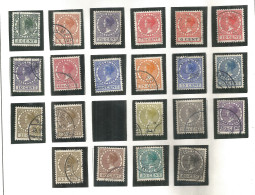 Netherlands 1926 Year, Used Stamps Mi.# 178-91 , 215-17, 222-24, 240 - Gebraucht