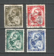 Netherlands 1934 Year, Used Stamps Mi.# 277-280 - Oblitérés